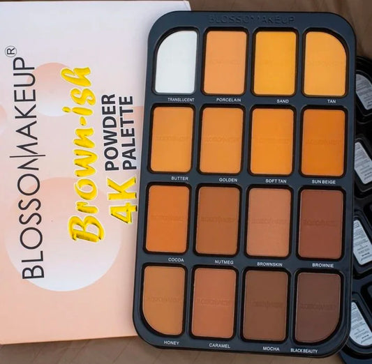 Blossom Makeups Brownish 4K Powder Palette