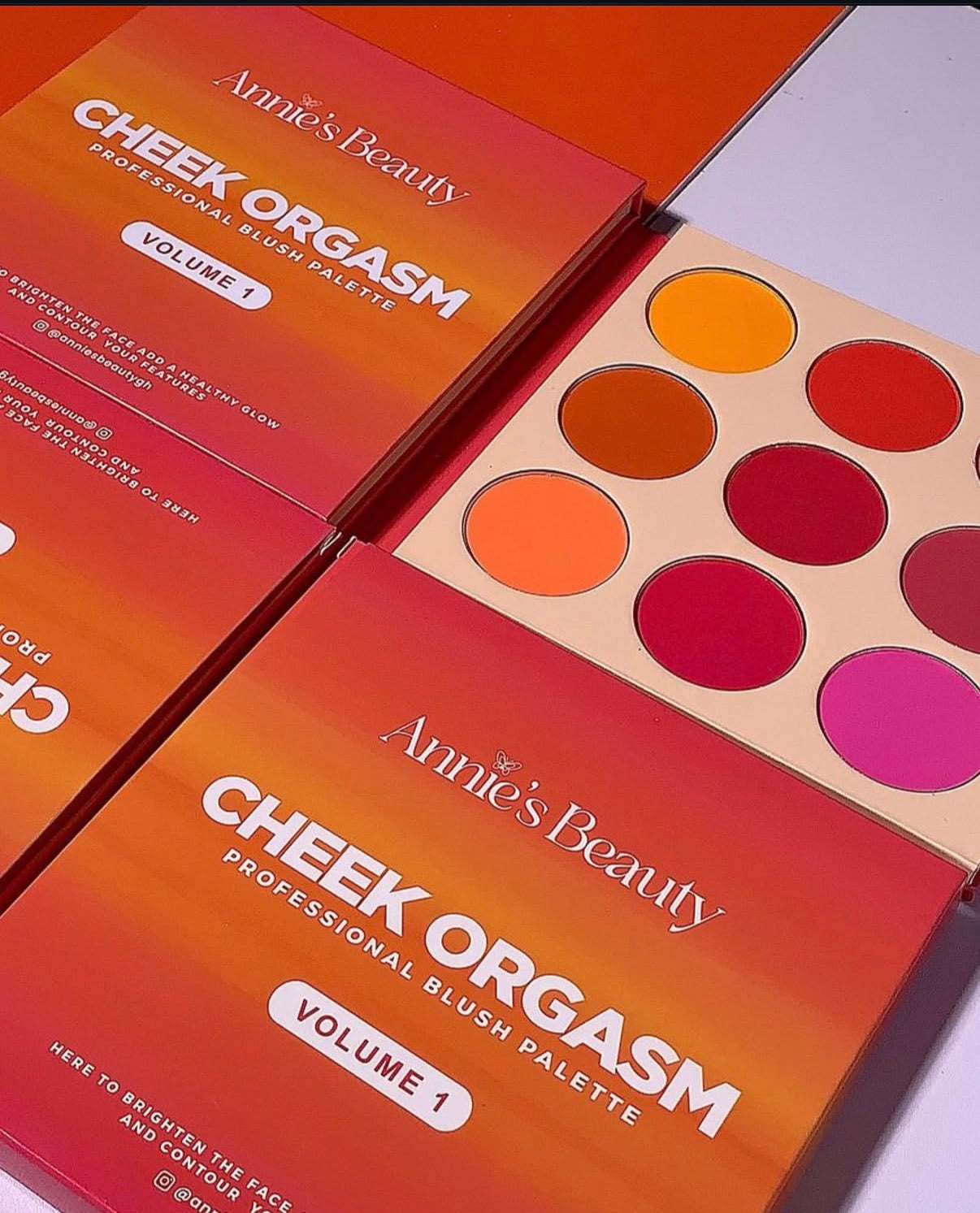 Annie’s Beauty Cheek Orgasm Blush Palette - Volume 1