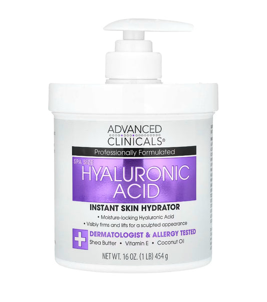 Advanced Clinicals Hyaluronic Acid Hydrating Body Cream