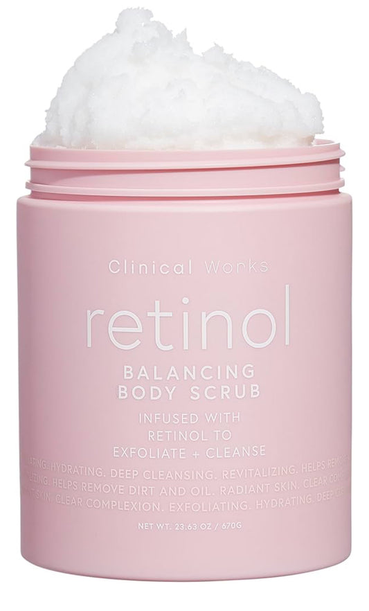 Retinol Balancing Exfoliating Body Scrub By Clinicals Work