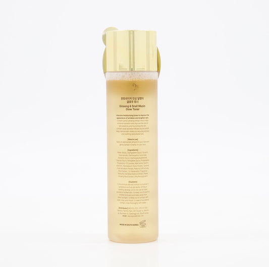 Mont Nature Ginseng & Snail Mucin Glow Toner – Nourishing & Brightening