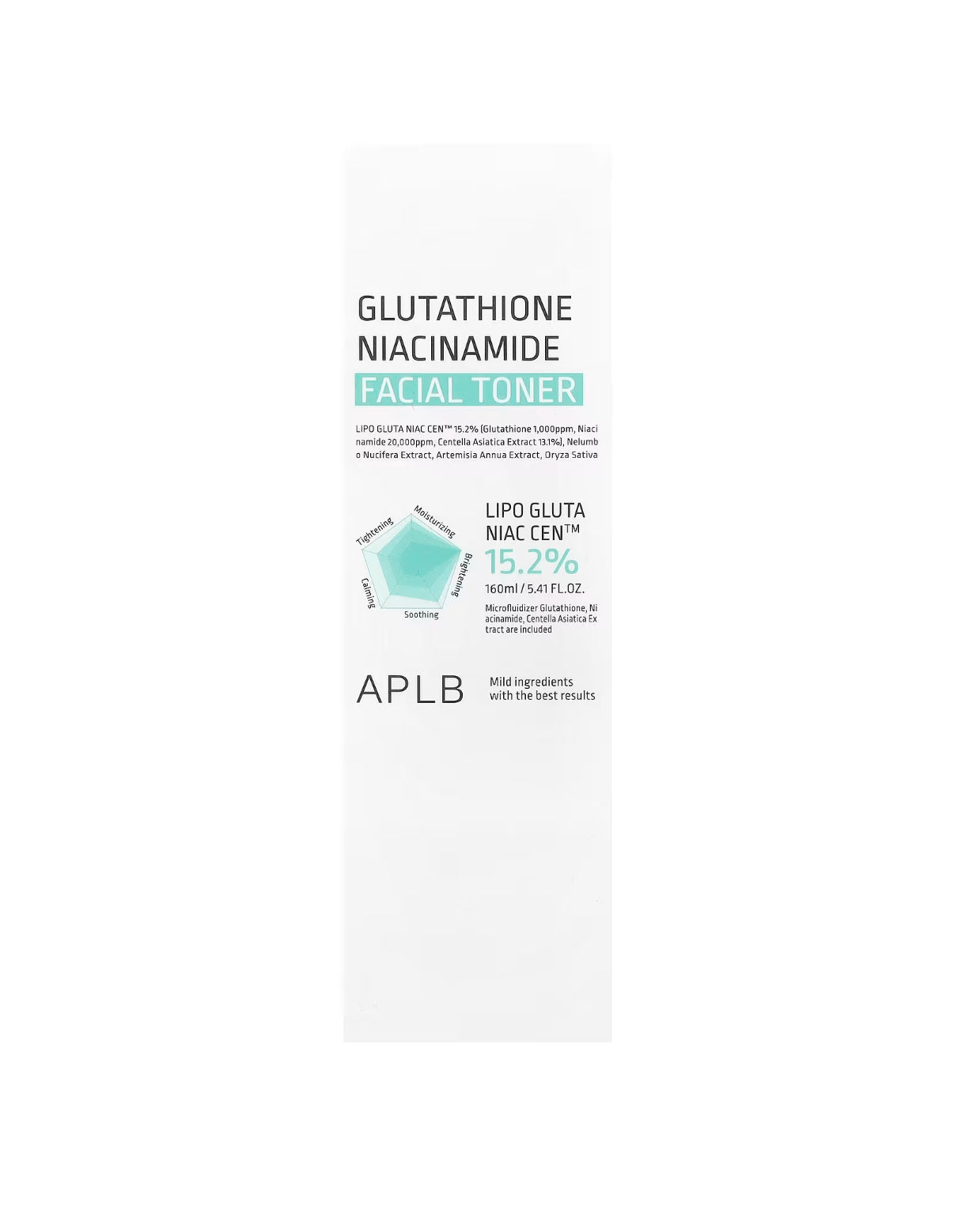 APLB Glutathione Niacinamide Facial Toner made in Korea