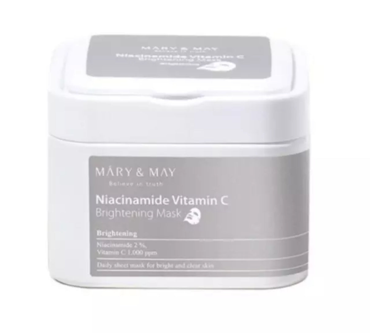 Mary & May - Niacinamide Vitamin C brightening beauty mask made in Korea