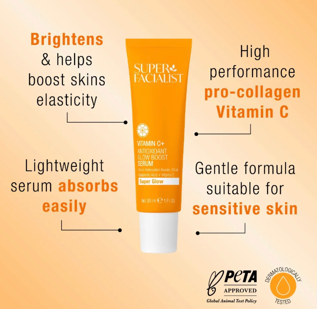 Super Facialist Vitamin C+ Glow Boost Serum – Radiant Skin