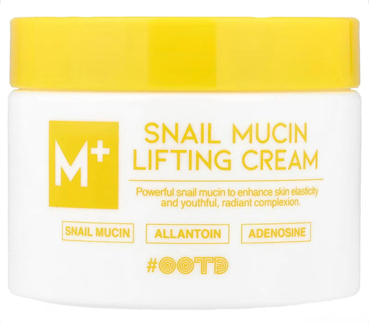 The OOTD M+ Snail Mucin Lifting Cream made in Korea