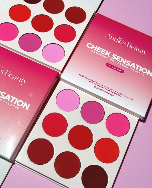 Annie’s Beauty Cheek Sensation Professional Blush Palette - Volume II
