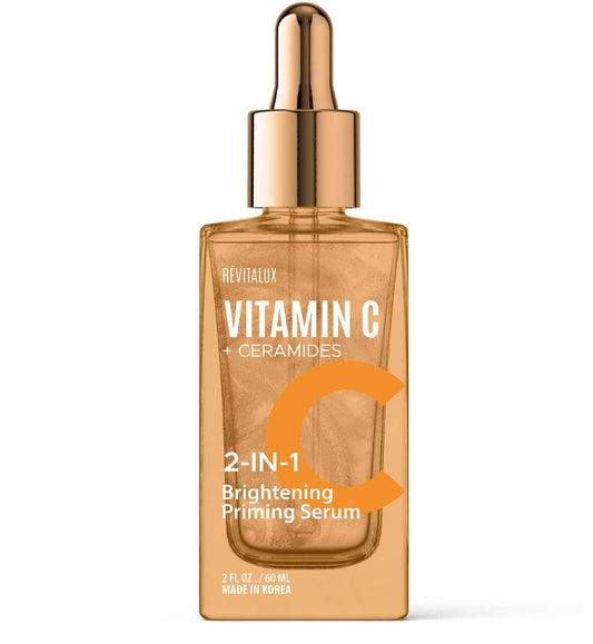 Vitamin C + Ceramides Brightening Face Serum by Revitalux made in Korea