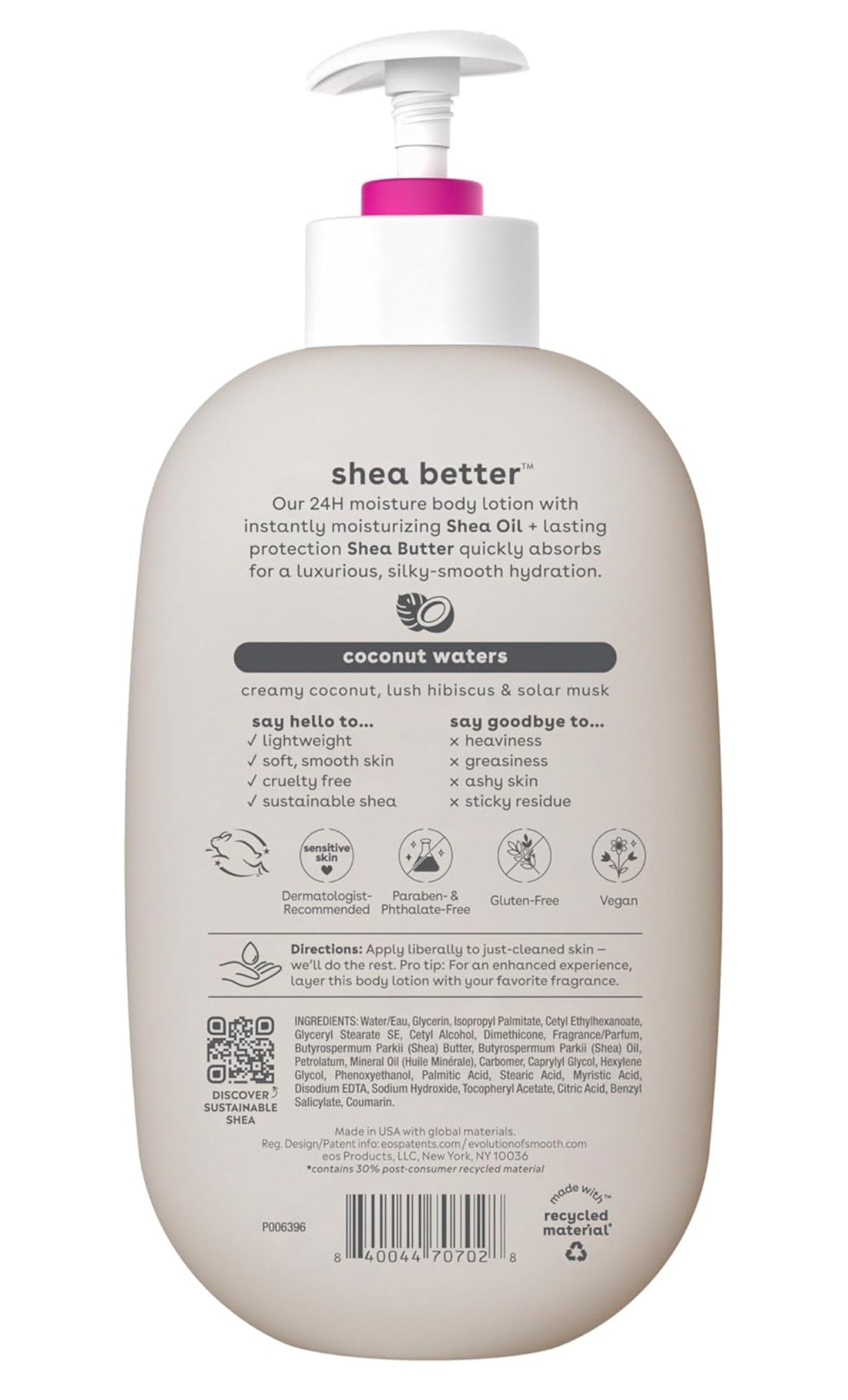 eos Shea Better 24H Moisture Body Lotion