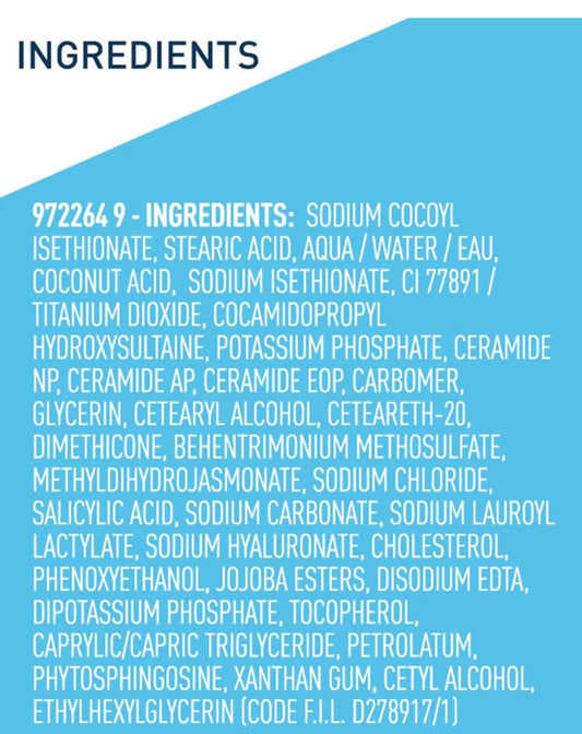 CeraVe SA Cleanser Bar for Rough & Bumpy Skin