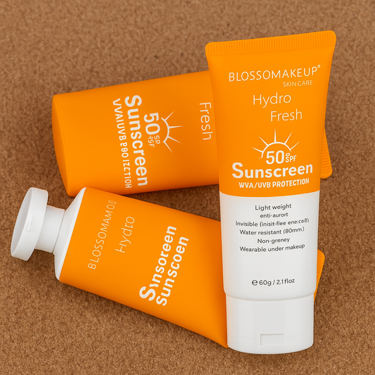 Hydro Fresh Sunscreen (SPF 50+) by Blossom Makeup