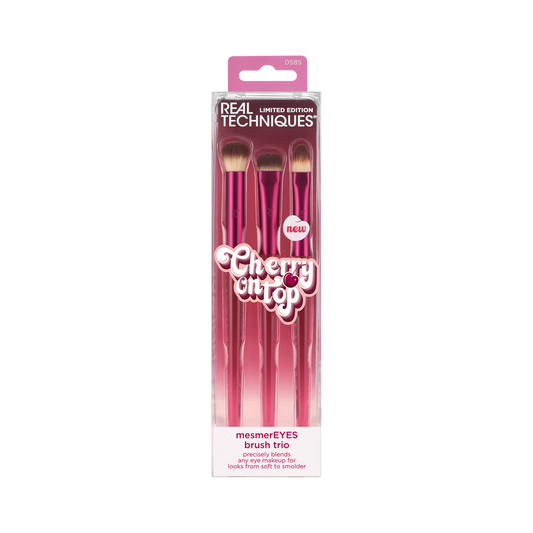 Limited Edition Cherry On Top MesmerEYES Brush Trio by Real Techniques