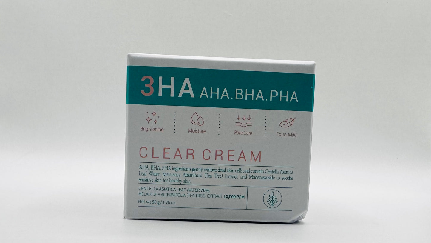 ESFOLIO 3HA Clear Facial Cream - Korean Beauty