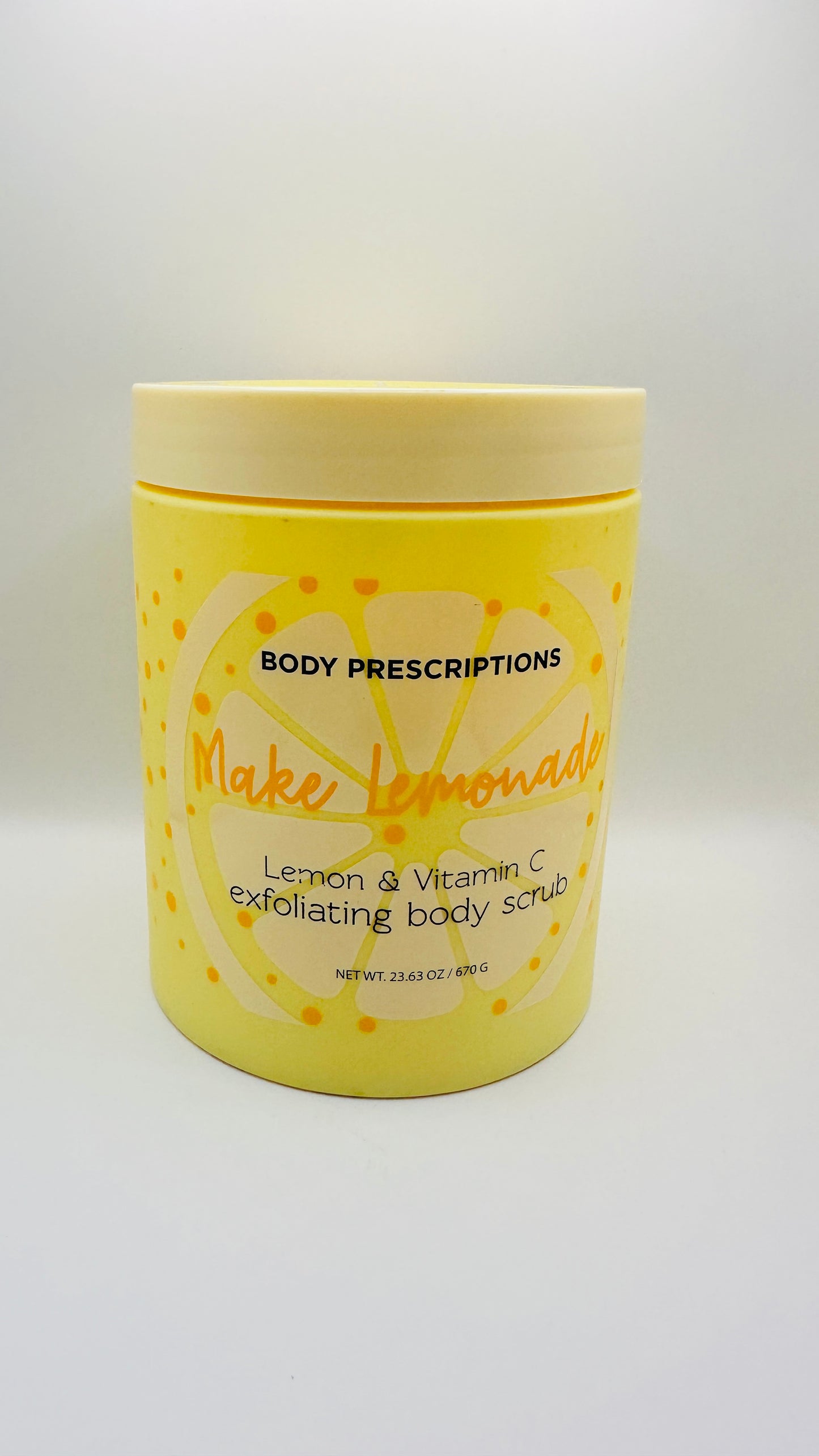 Body Perscriptions - Exfoliating Body Scrub with  Lemon and Vitamin C