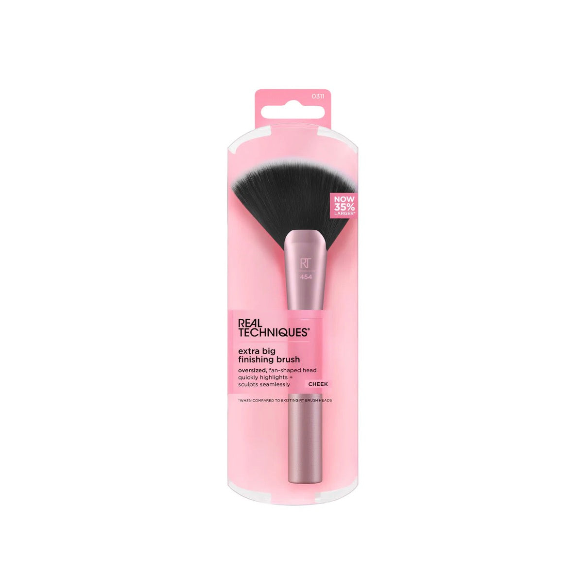 Real Techniques Extra Big Finishing Brush – Oversized Fan Makeup Brush