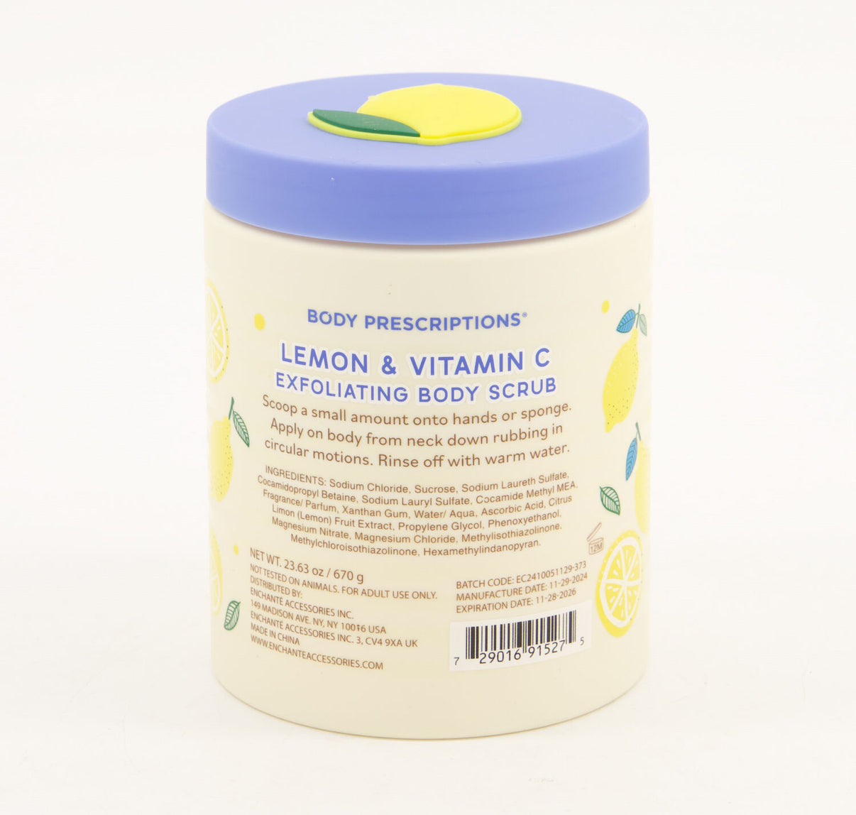 Body Prescriptions – Simply the Zest Exfoliating Body Scrub