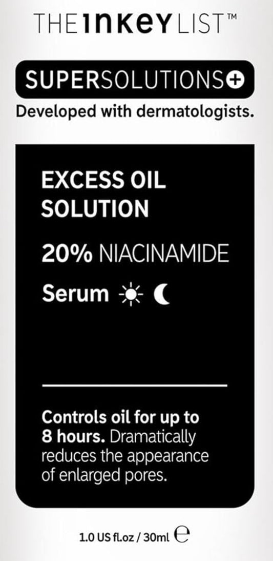 Excess oil solution with 20% niacinamide by the Inkey List