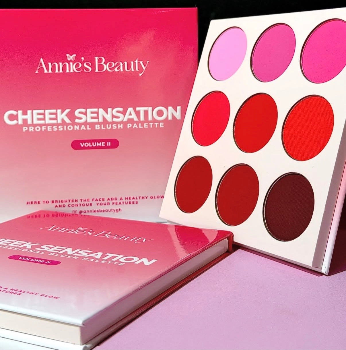 Annie’s Beauty Cheek Sensation Professional Blush Palette - Volume II