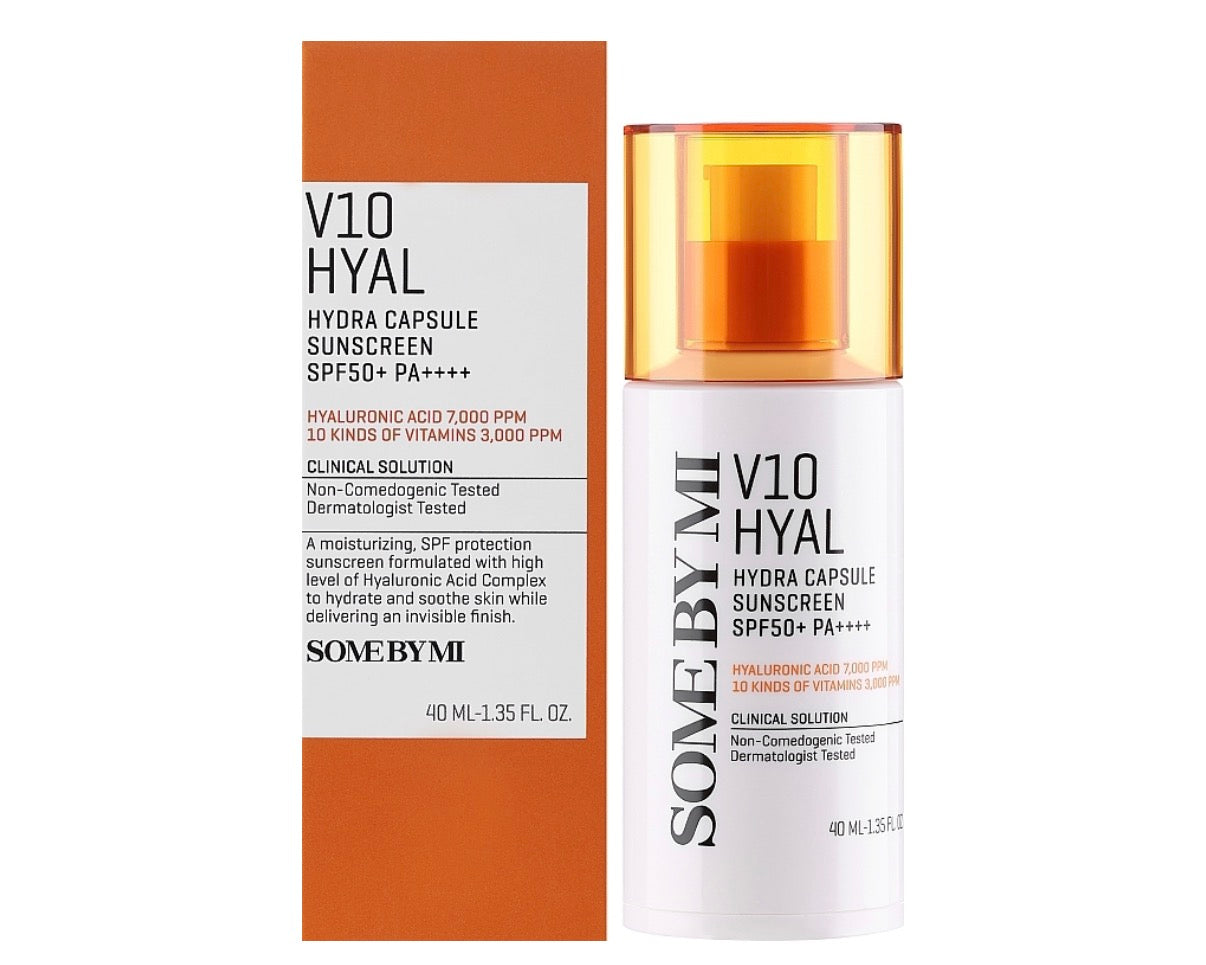 SOME BY MI V10 Hyal Hydra Capsule Sunscreen SPF50+ PA++++