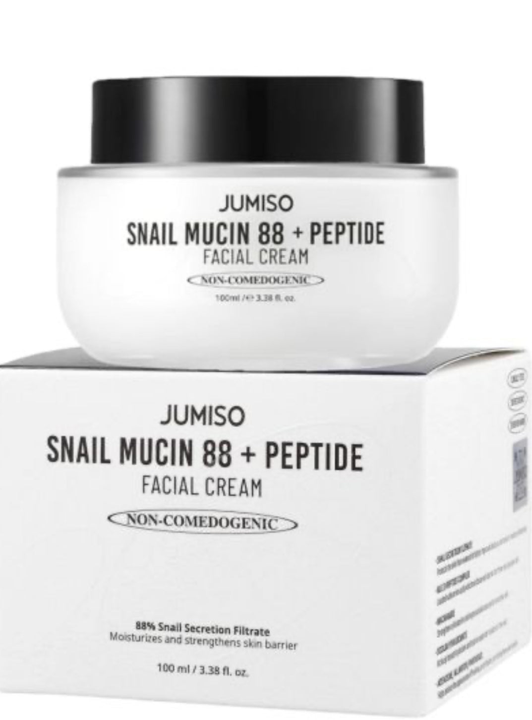 JUMISO Snail Mucin 88 + Peptide Facial Cream made in Korea