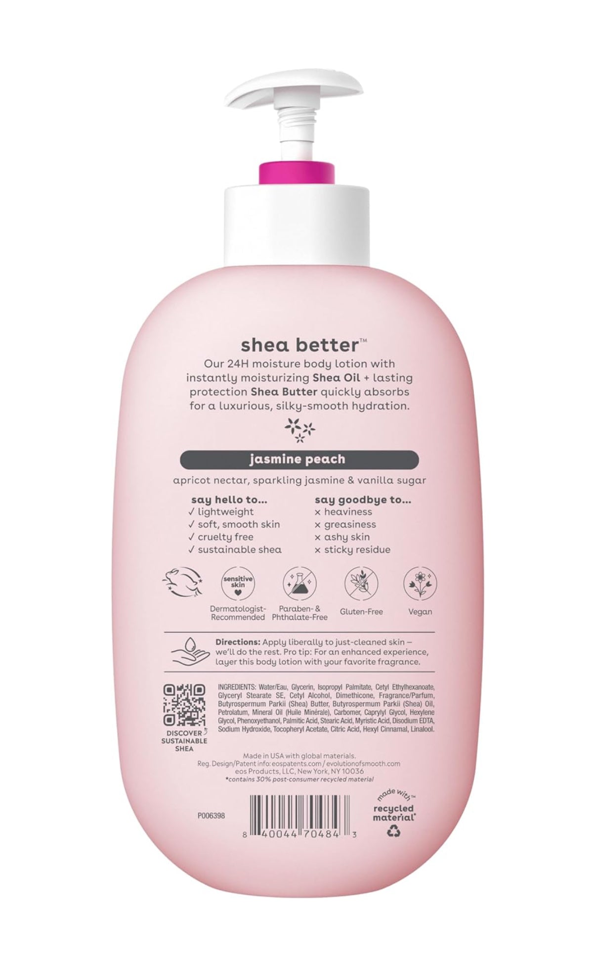 eos Shea Better 24H Moisture Body Lotion