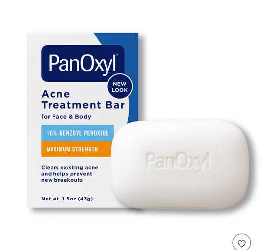 PanOxyl Acne Treatment Bar – Face & Body (Travel Size)