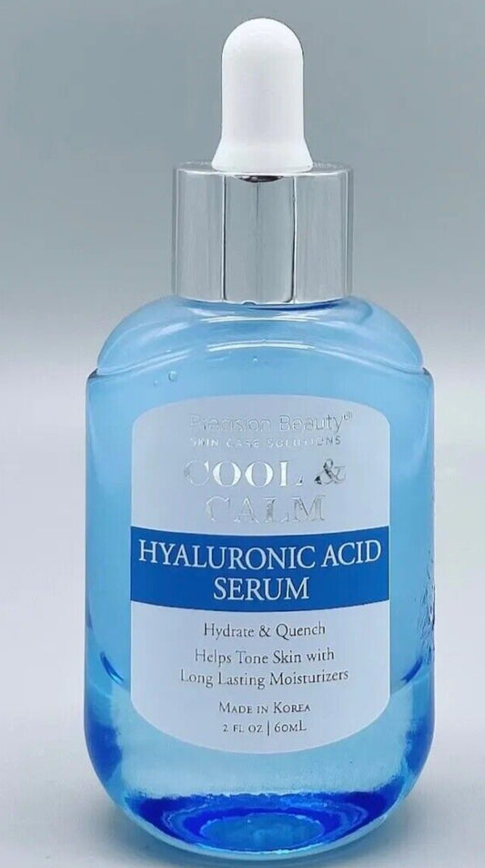 Precision Beauty Cool & Calm Hyaluronic Acid Serum – Deep Hydration Made in Korea