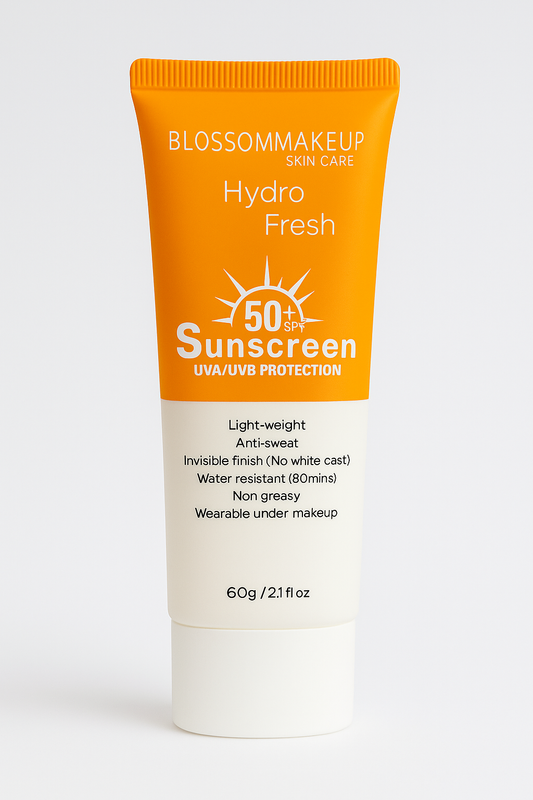 Hydro Fresh Sunscreen (SPF 50+) by Blossom Makeup