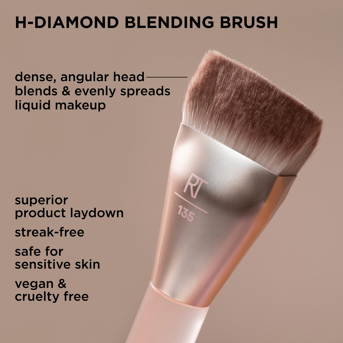 Real Techniques New Nudes 2.0 H-Diamond Blending Brush