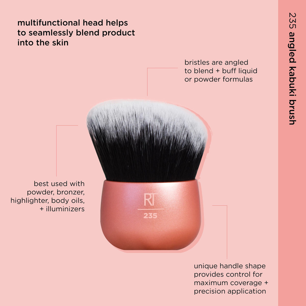 Real Techniques Angled Kabuki Makeup Brush