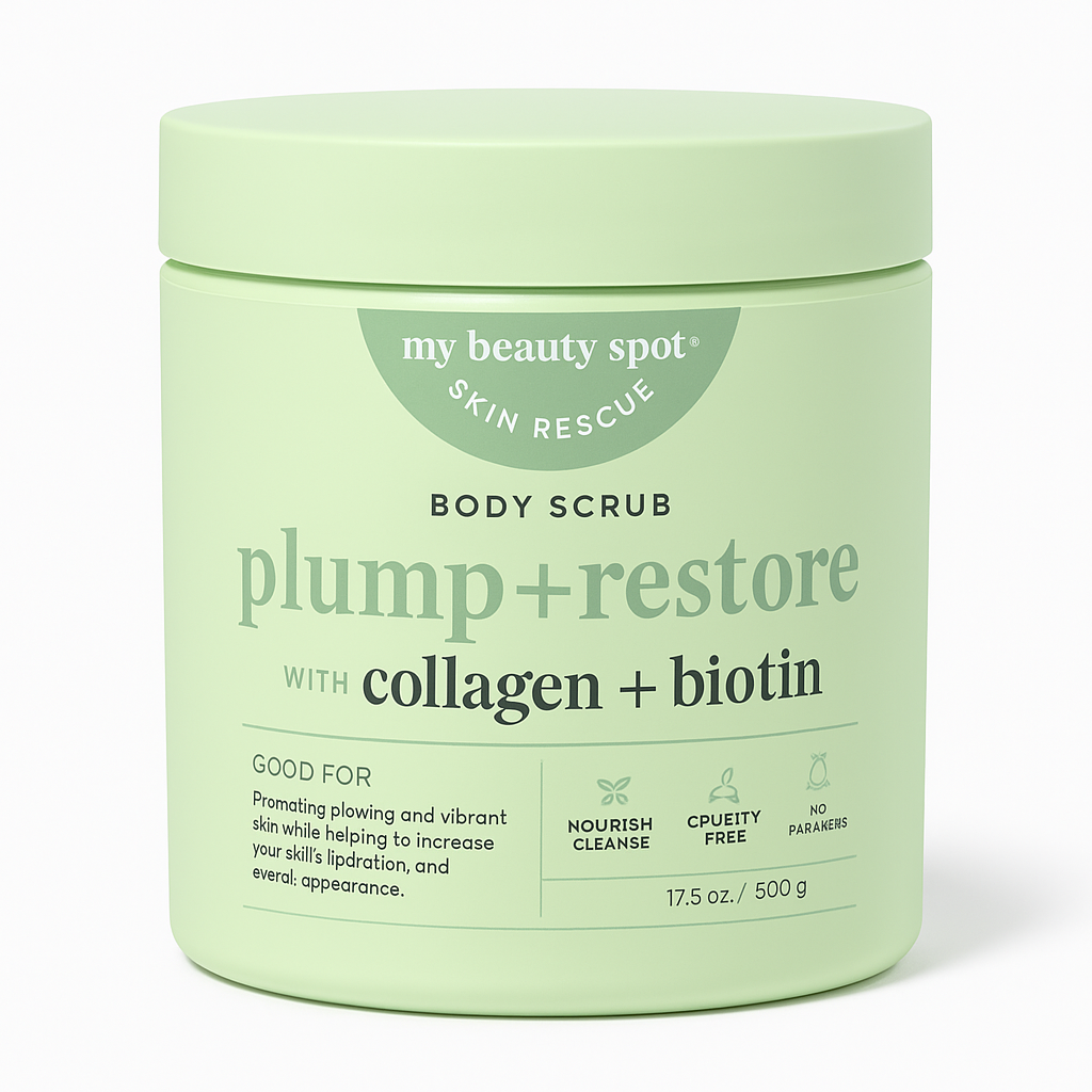 My Beauty Spot Plump + Restore Body Scrub (Collagen + Biotin)