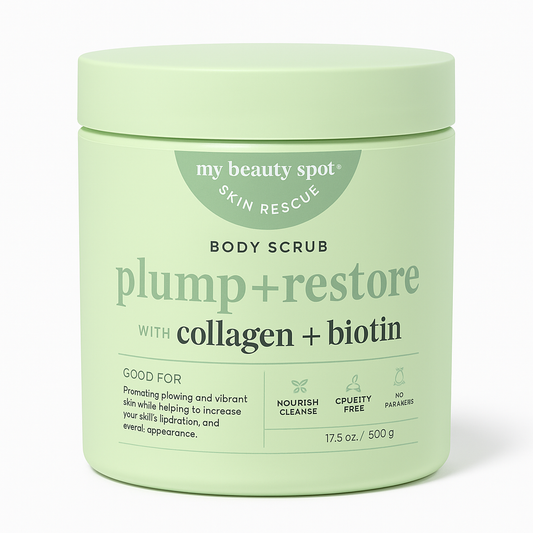 My Beauty Spot Plump + Restore Body Scrub (Collagen + Biotin)
