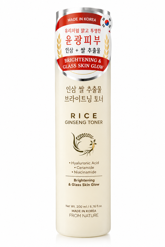 Rice & Ginseng Brightening Glass Skin Glow Toner