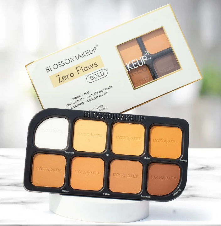 Blossom Makeup Zero Flaws 8in1 Powder Palette