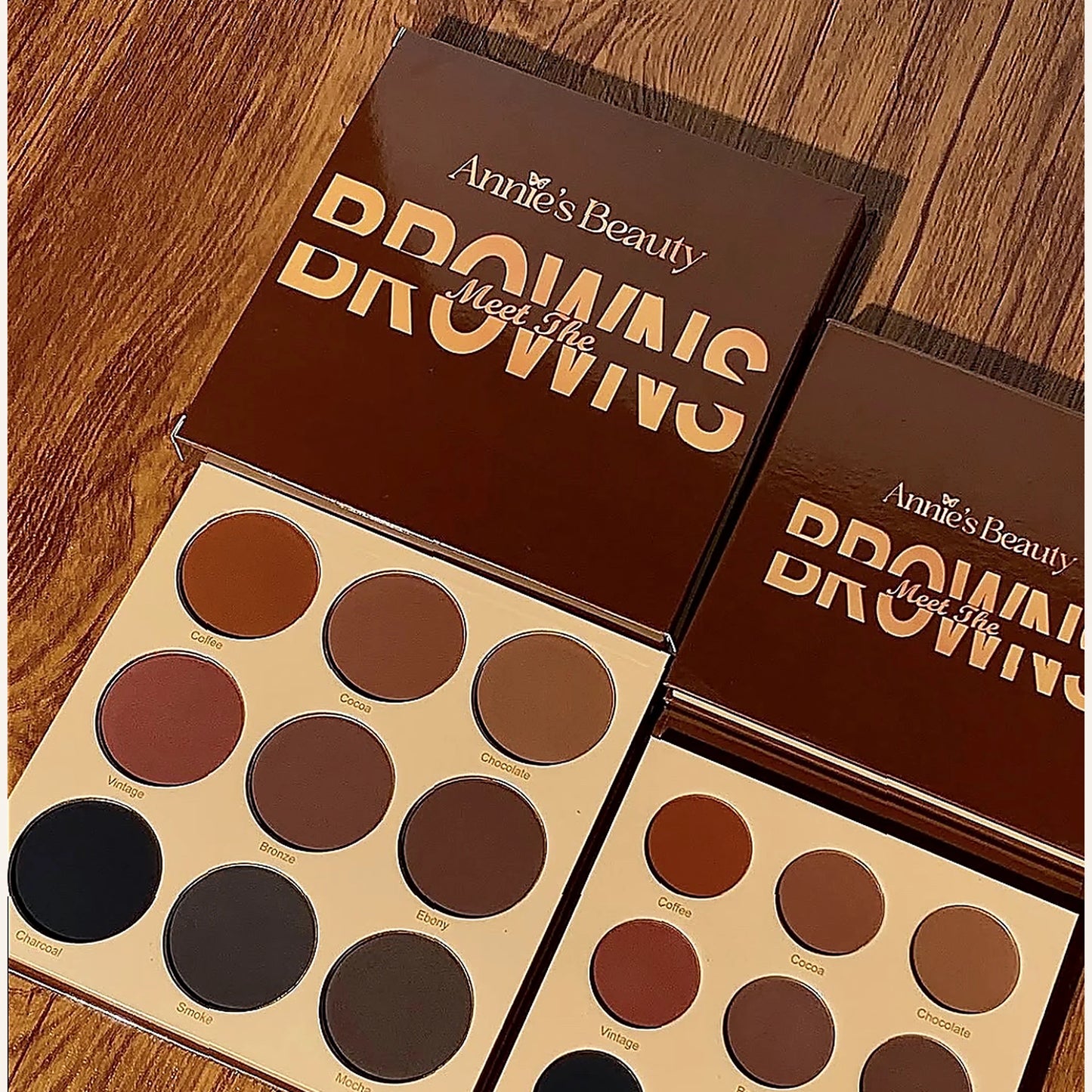 Annie's Beauty Brow Kit with various brown shades 