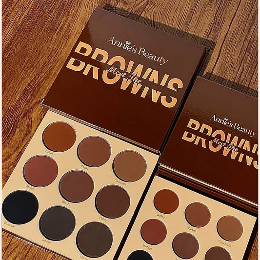 Annie's Beauty Brow Kit with various brown shades 